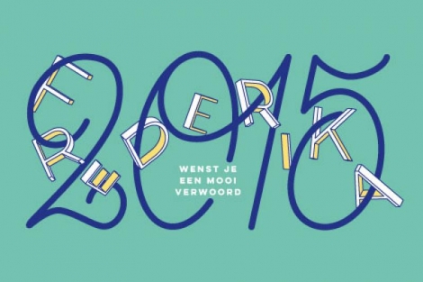 Nieuwjaarswensen 2015 (beeld: Studio Pieter Boels)